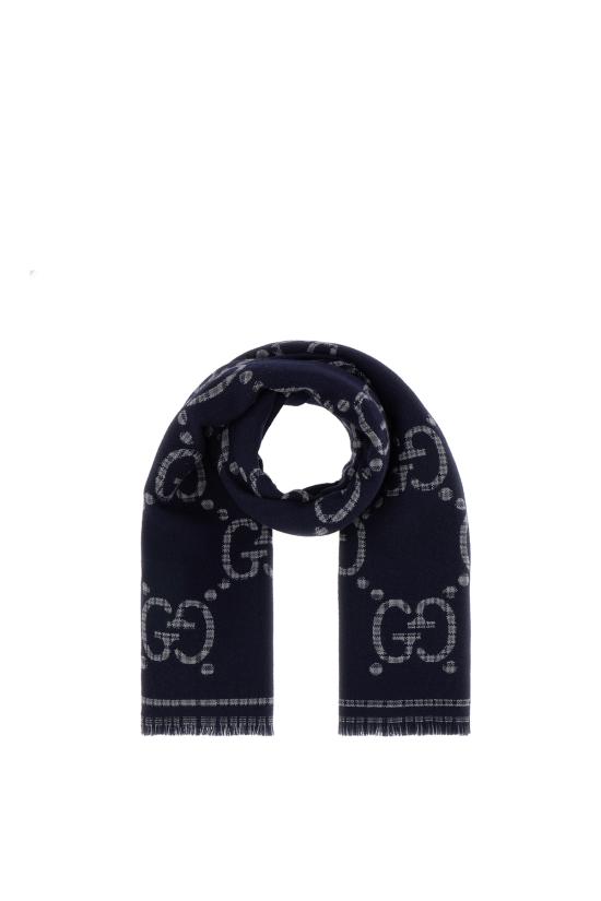25SS 구찌 머플러/스카프 6600254G386 1468 LEAD BLUE