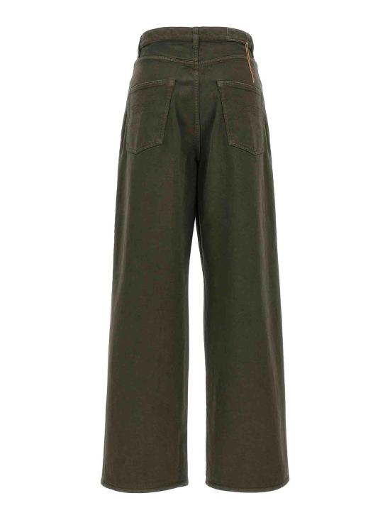  포르텔라 스트레이트 팬츠 WJARON0901TARM Green - FORTELA