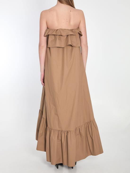 25SS 생로랑 미디 원피스 818380 BEIGE - SAINT LAURENT