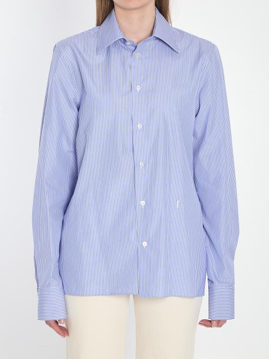 25SS 생로랑 셔츠 818606 LIGHT BLUE