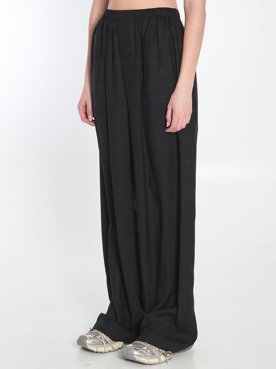 25SS 발렌시아가 스트레이트 팬츠 814016 BLACK - BALENCIAGA