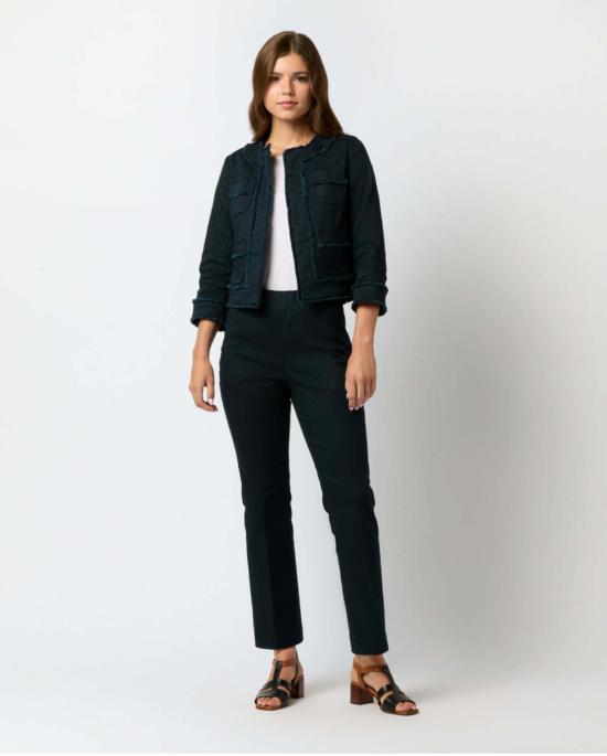  매쉬번 크롭 팬츠 Mashburn Fayette 플레어  네이비 스트레치 트윌