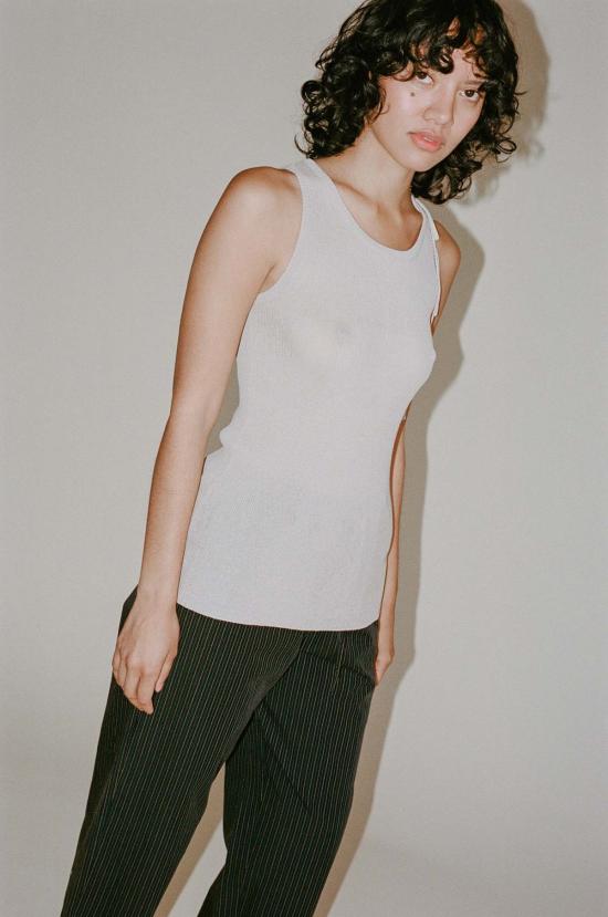  데이지 스튜디오 민소매 티셔츠 원 타이  스톤 - DEIJI STUDIO