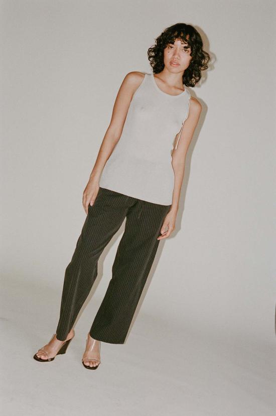  데이지 스튜디오 민소매 티셔츠 원 타이  스톤 - DEIJI STUDIO