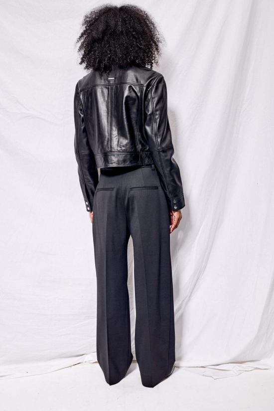  DEADWOOD 가죽 자켓 데드우드 게이블 재킷 블랙 - DEADWOOD