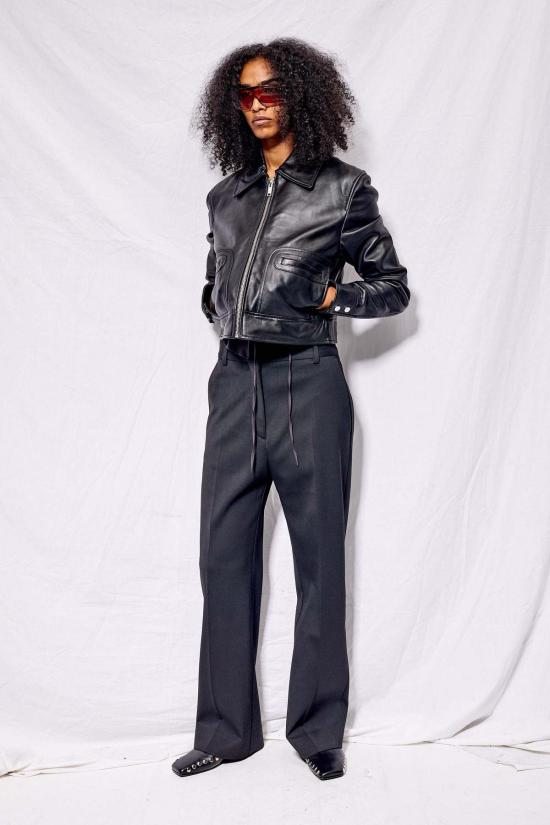  DEADWOOD 가죽 자켓 데드우드 게이블 재킷 블랙 - DEADWOOD