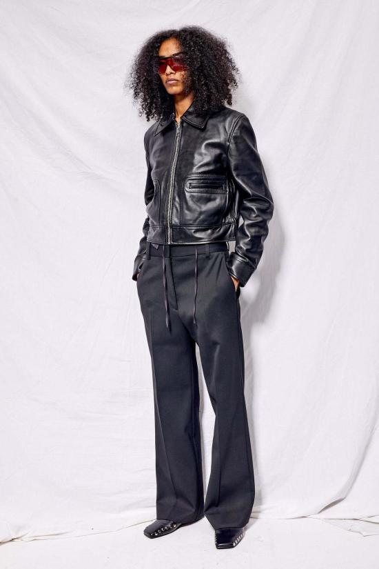  DEADWOOD 가죽 자켓 데드우드 게이블 재킷 블랙 - DEADWOOD