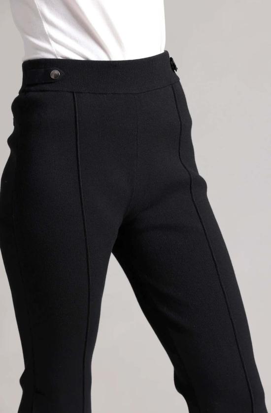  미니 로즈 크롭 팬츠 스키니 카프리 팬츠 블랙 - MINNIE ROSE