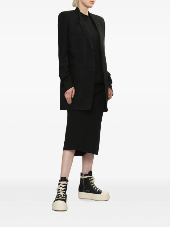 25SS 릭 오웬스 롱 스커트 RP01E7332Y 09 BLACK - RICK OWENS