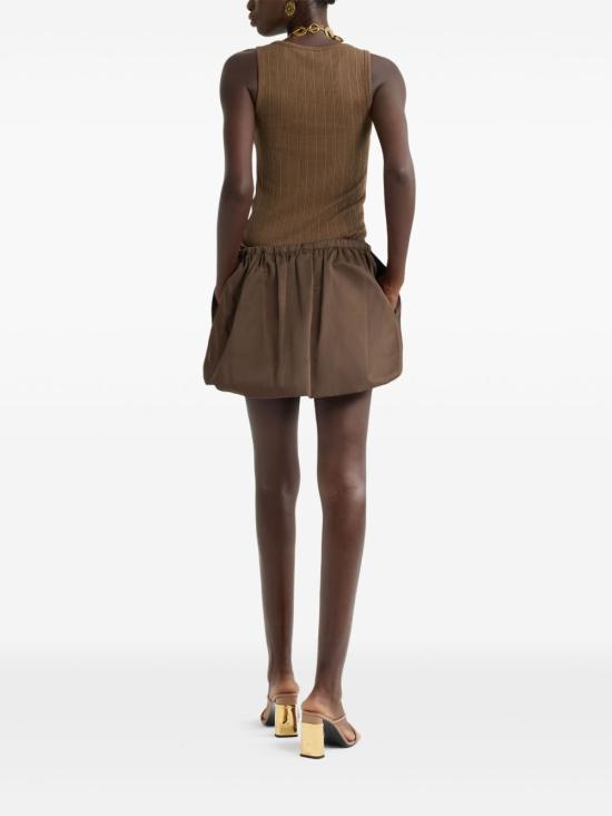 25SS 파투 숏 스커트 SK0810074 808B JAVA BROWN - PATOU