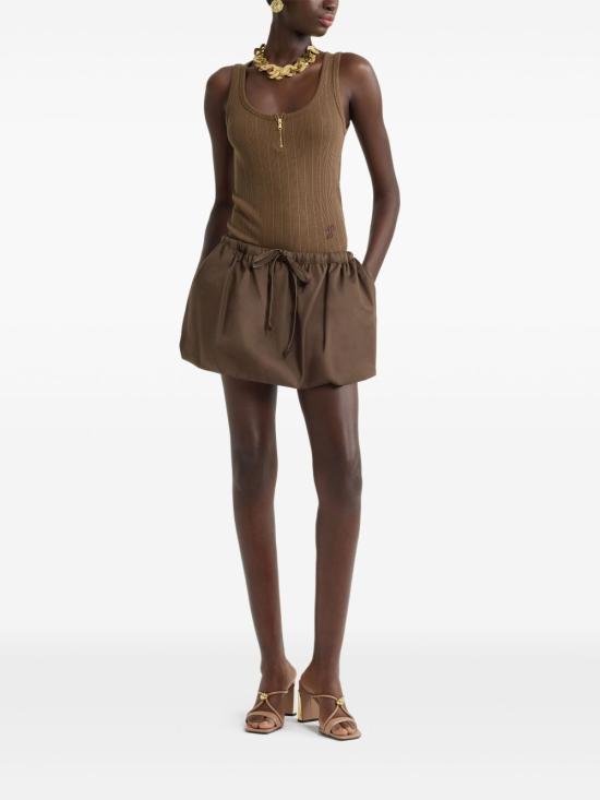 25SS 파투 숏 스커트 SK0810074 808B JAVA BROWN - PATOU