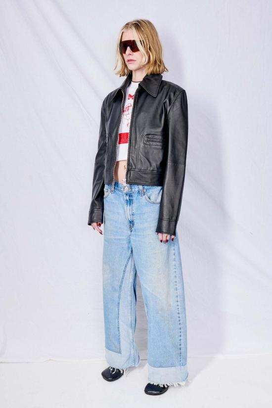  DEADWOOD 가죽 자켓 데드우드 게이블 재킷 블랙 - OTHER BRANDS