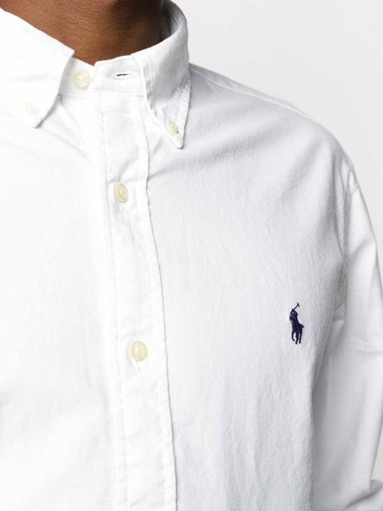  폴로 랄프로렌 커스텀 핏 버튼 다운 셔츠  710772290003 White - POLO RALPH LAUREN