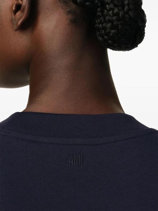  아미 반팔 티셔츠 UTS075726 navy - AMI