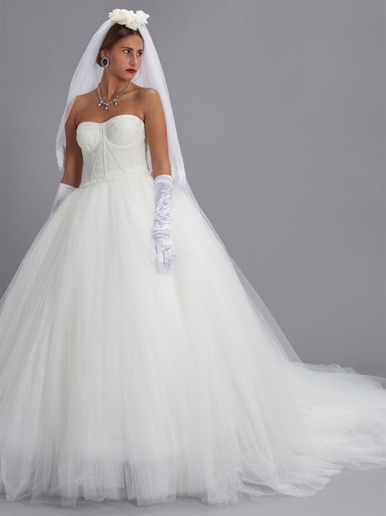  돌체앤가바나 롱 스커트 F6G7ETHLM0UW0001 White