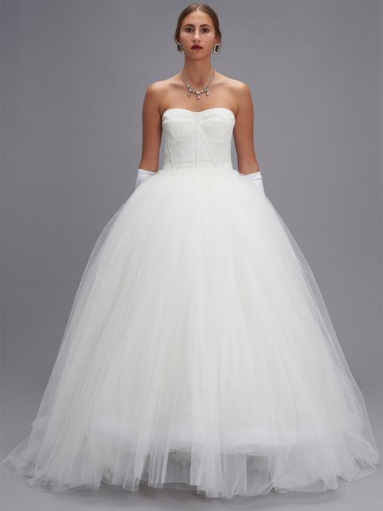  돌체앤가바나 롱 스커트 F6G7ETHLM0UW0001 White - DOLCE & GABBANA