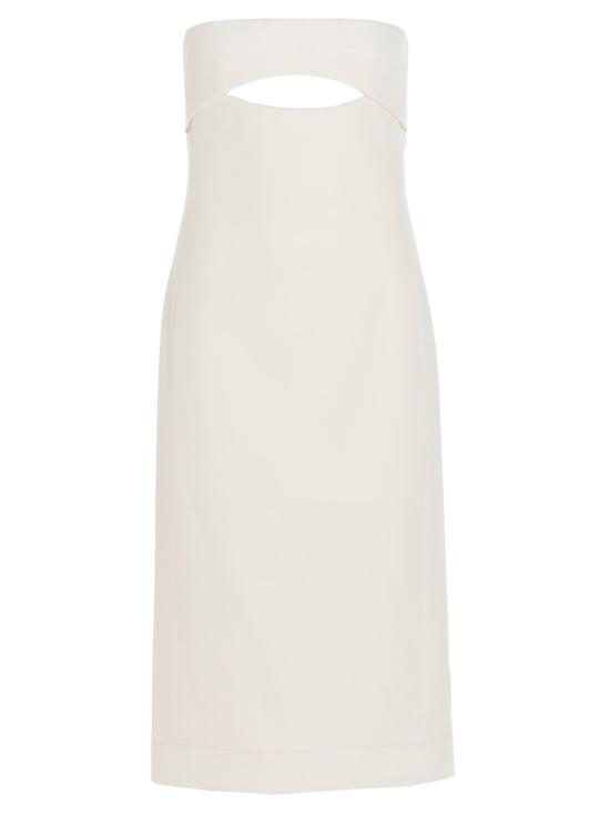  생로랑 미디 스커트 683227Y3E309935 White