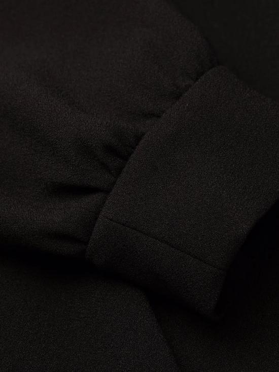  생로랑 미디 원피스 684393Y012W black - SAINT LAURENT