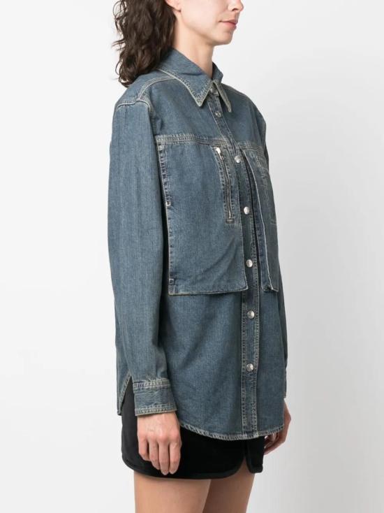  이자벨마랑 데님 셔츠 VE0152FAA3H64I - ISABEL MARANT