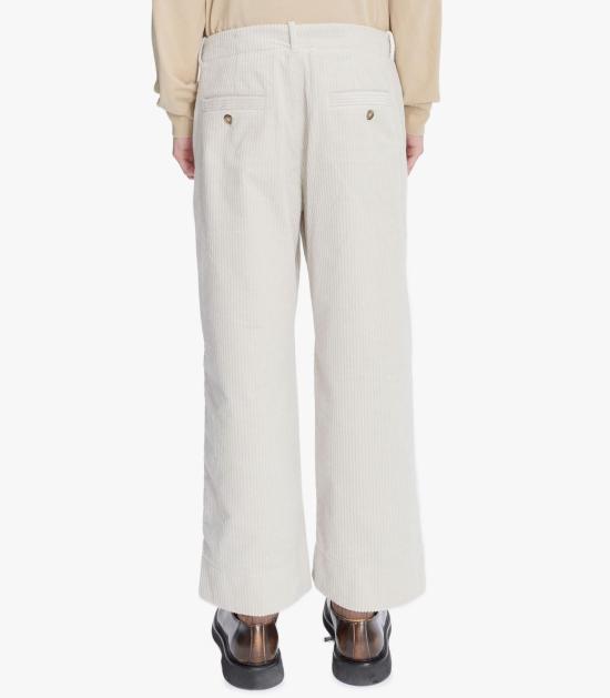 아페쎄 스트레이트 팬츠 COHDW H08470 AAD WHITE DOM - A.P.C.