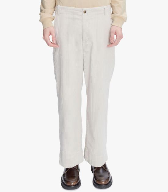  아페쎄 스트레이트 팬츠 COHDW H08470 AAD WHITE DOM - A.P.C.