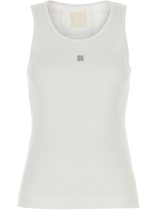 25SS 지방시 민소매 티셔츠 BW70CH3YQS 100 WHITE