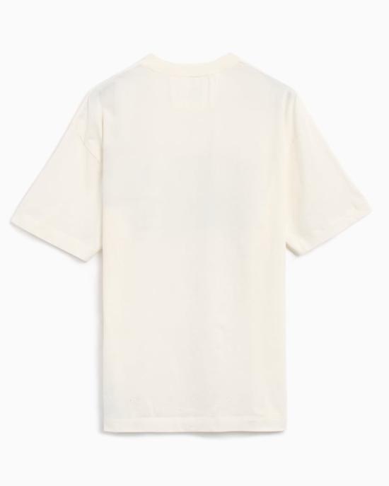 25SS 씨피 컴퍼니 반팔 티셔츠 18CMTS145A006586W103 GAUZE WHITE DOM - C.P. COMPANY