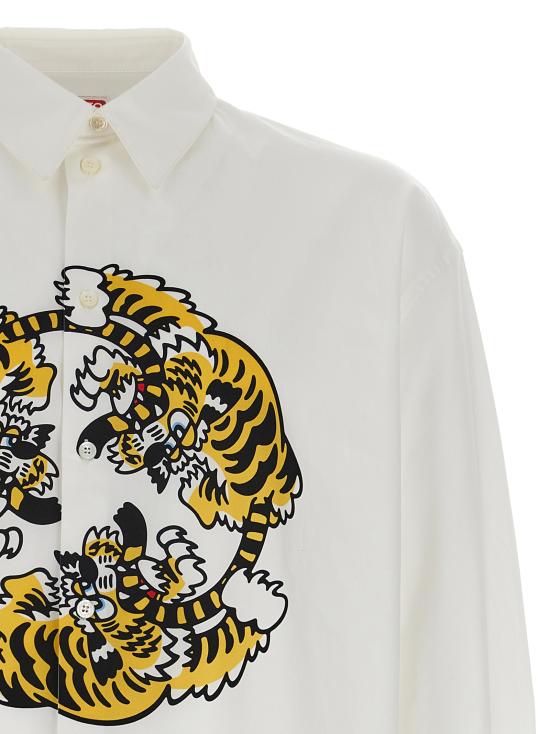 25SS 겐조 긴팔 셔츠 FF55CH4309P201 WHITE DOM - KENZO