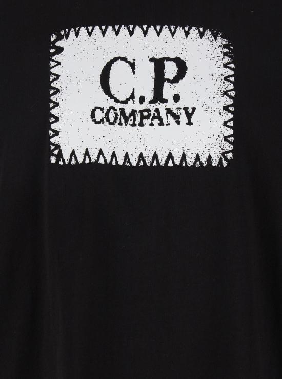 25SS 씨피 컴퍼니 반팔 티셔츠 18CMTS029A005100W999 BLACK DOM - C.P. COMPANY
