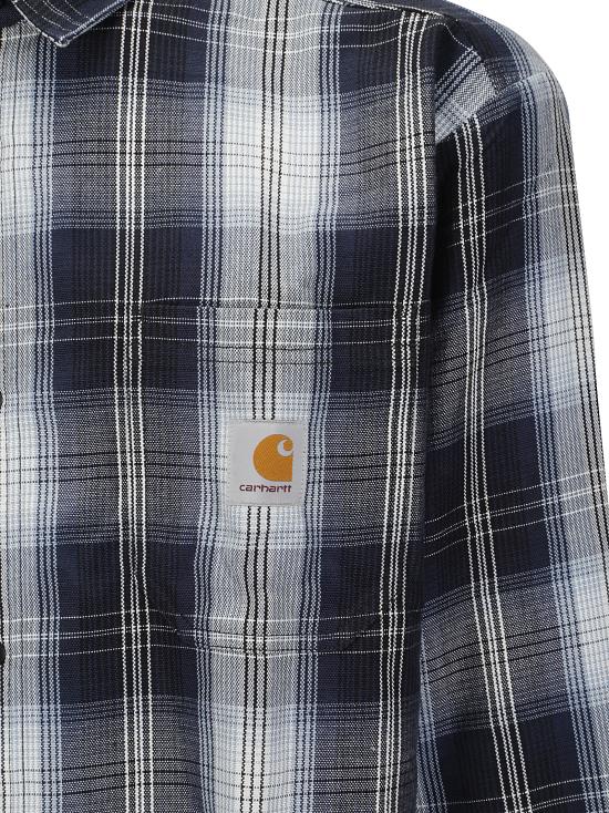  칼하트 WIP 긴팔 셔츠 I034379 2MCXX BLANTON CHECK DOM - CARHARTT WIP