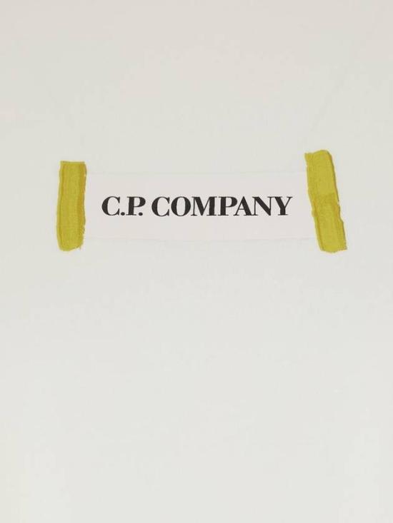 25SS 씨피 컴퍼니 반팔 티셔츠 18CMTS148A 006586W 103 GAUZE WHITE DOM - C.P. COMPANY