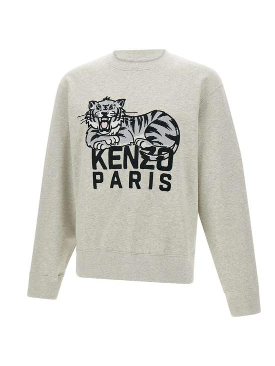 25SS 겐조 긴팔 티셔츠 FF55SW2634MF93 WHITE DOM - KENZO