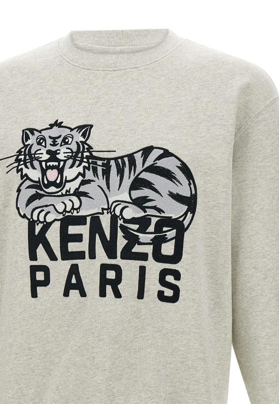 25SS 겐조 긴팔 티셔츠 FF55SW2634MF93 WHITE DOM - KENZO