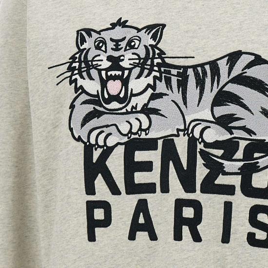 25SS 겐조 긴팔 티셔츠 FF55SW2634MF93 WHITE DOM - KENZO