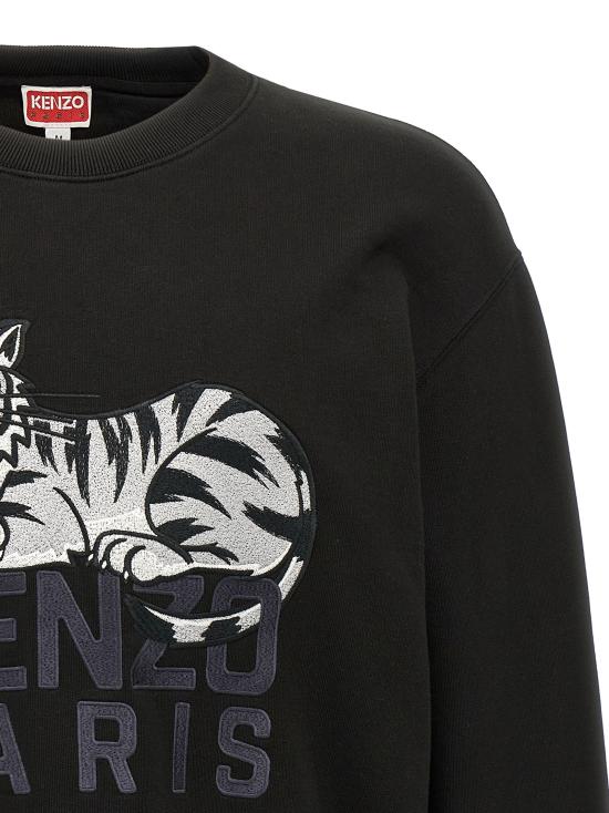 25SS 겐조 긴팔 티셔츠 FF55SW2634MF99J BLACK DOM - KENZO