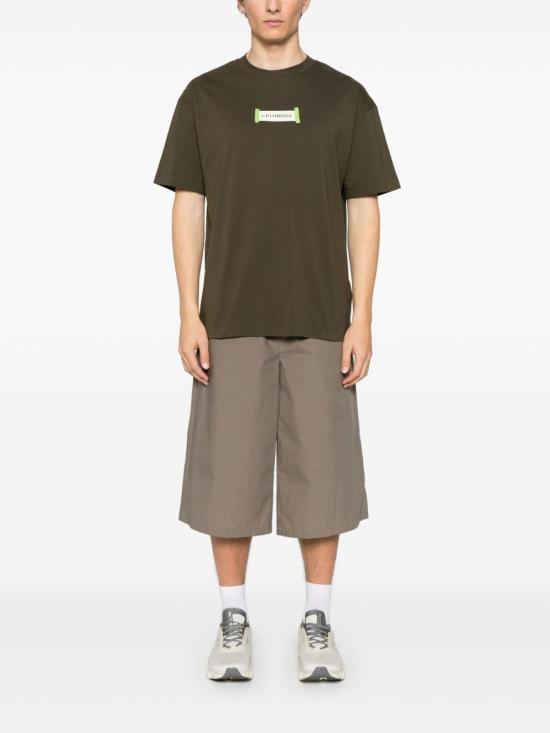 25SS 씨피 컴퍼니 반팔 티셔츠 18CMTS148A 006586W 683 IVY GREEN DOM - C.P. COMPANY