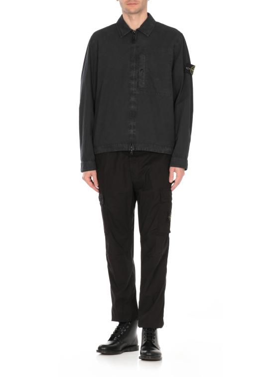 25SS 스톤 아일랜드 가죽 자켓 K1S151200032S00WNV0120 NAVY DOM - STONE ISLAND