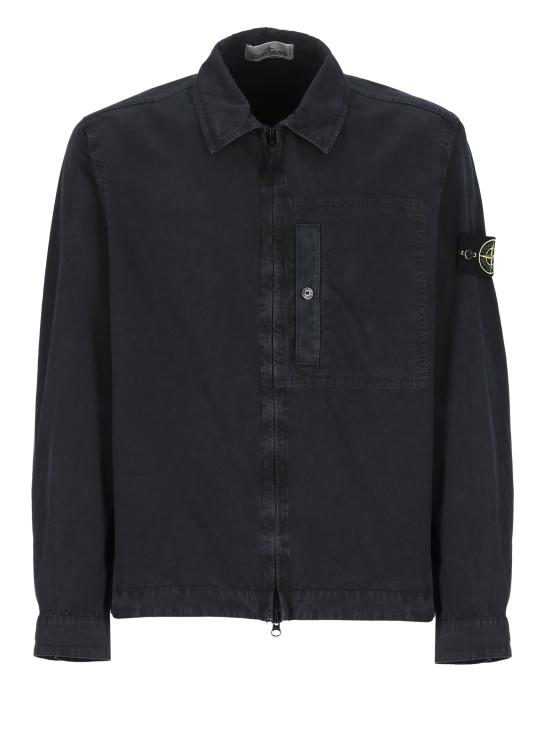 25SS 스톤 아일랜드 가죽 자켓 K1S151200032S00WNV0120 NAVY DOM