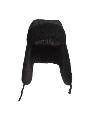  바버 이어플랩 캡 MHA0710BK31 BLACK DOM