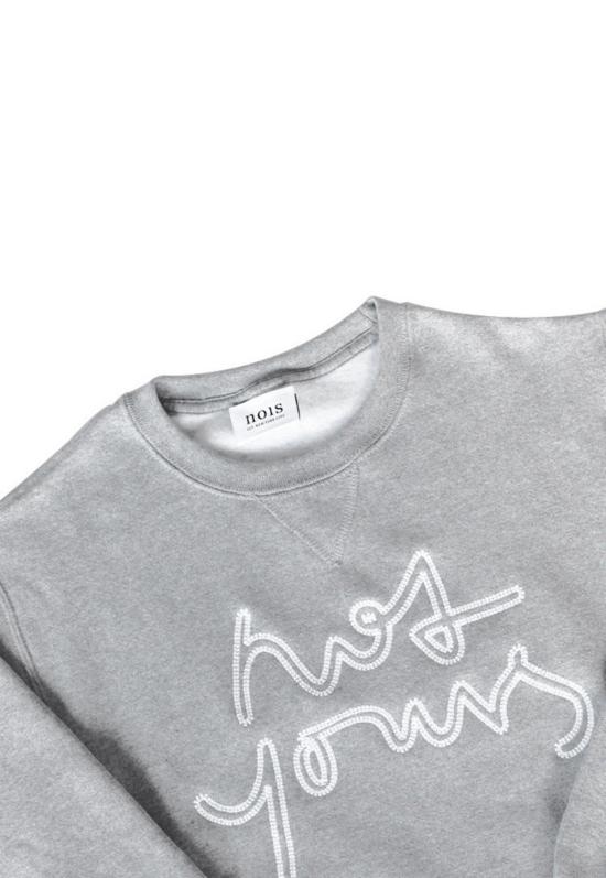  nois 스웨터 Nois "Not Yours" Everyday 스웨트셔츠 헤더 그레이 - OTHER BRANDS