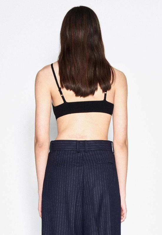  Another 민소매 티셔츠 어나더 니트 브랄렛 탑 블랙 - OTHER BRANDS