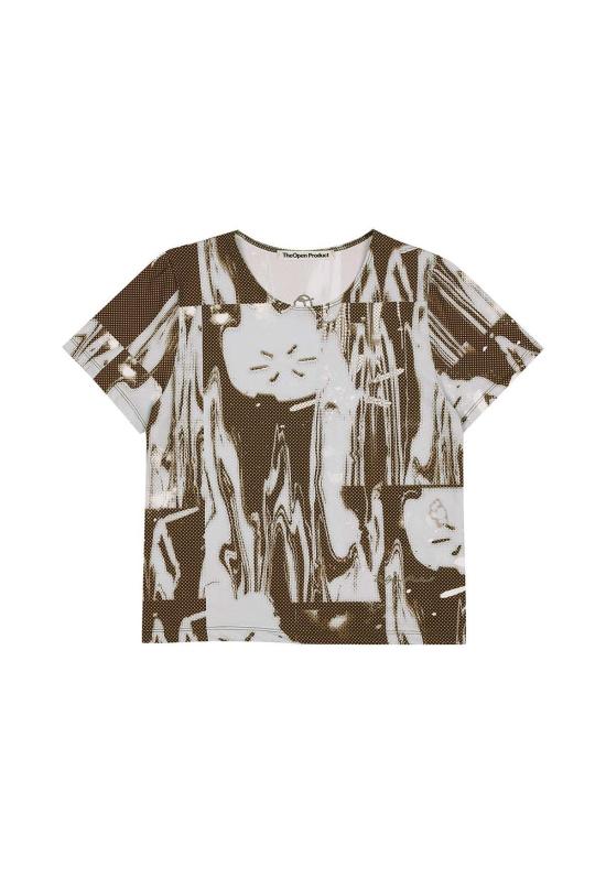  Theopen Product 반팔 티셔츠 Theopen 제품 플랜터 베이비 티셔츠 브라운 - OTHER BRANDS