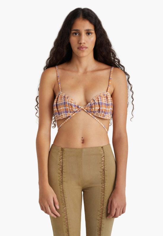  팔로마울 브라 팔로마 울 이방카 크린키 탑 오렌지 - PALOMA WOOL