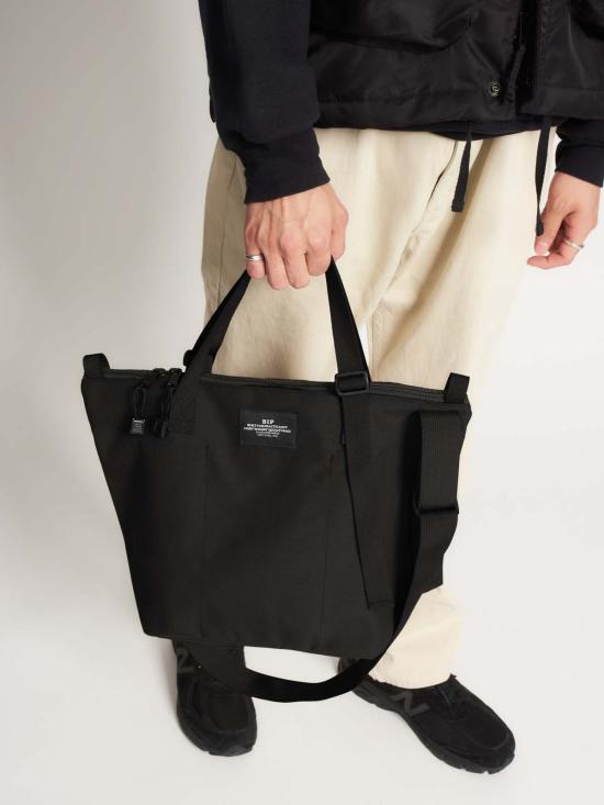  Bags in Progress 토트백 Bags In Progress Traveler Duffle Small Black - BAGS IN PROGRESS
