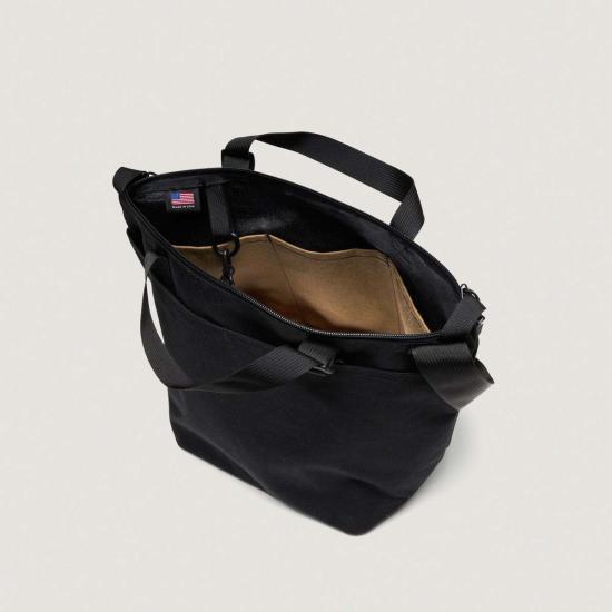  Bags in Progress 토트백 Bags In Progress Traveler Duffle Small Black - BAGS IN PROGRESS