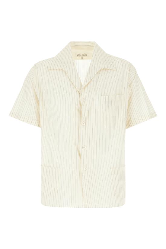 25SS 마르지엘라 반팔 셔츠 S50DR0009M35276 001F Ecru