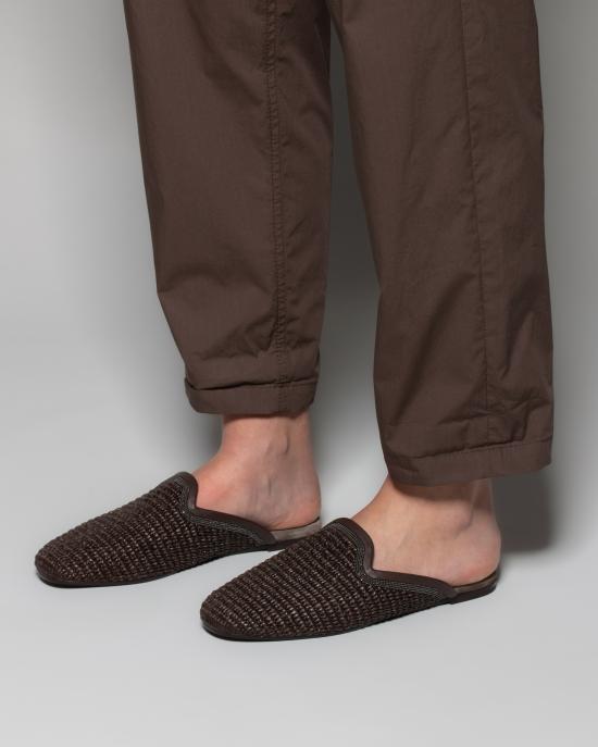 25SS 브루넬로 쿠치넬리 스트레이트 팬츠 M0H93P8907 C8705 TESTA DI MORO - BRUNELLO CUCINELLI