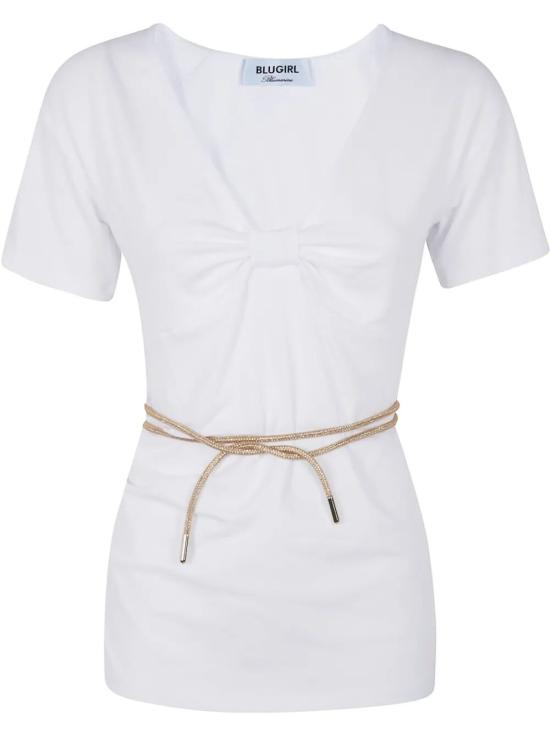 25SS 블루걸 반팔 티셔츠 RA5175J5003 11111 OPTIC WHITE - BLUGIRL