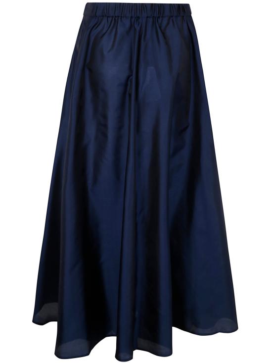 25SS 엠포리오 아르마니 미디 스커트 EW001431 AF16041 UB096 BLUE - EMPORIO ARMANI