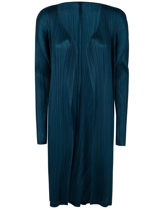 25SS 플리츠플리즈 가디건 PP56JA114 66 BLUE GREEN - PLEATS PLEASE